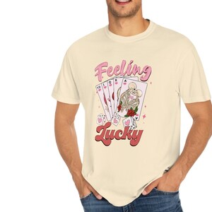 Feeling Lucky Valentine&#39;s Day Card Deck T-Shirt, Trendy Valentine&#39;s Day Shirt for Women, Unisex Tees