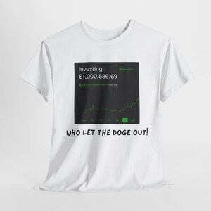 Dogecoin Millionaire T-Shirt: Funny Crypto Investor Tee