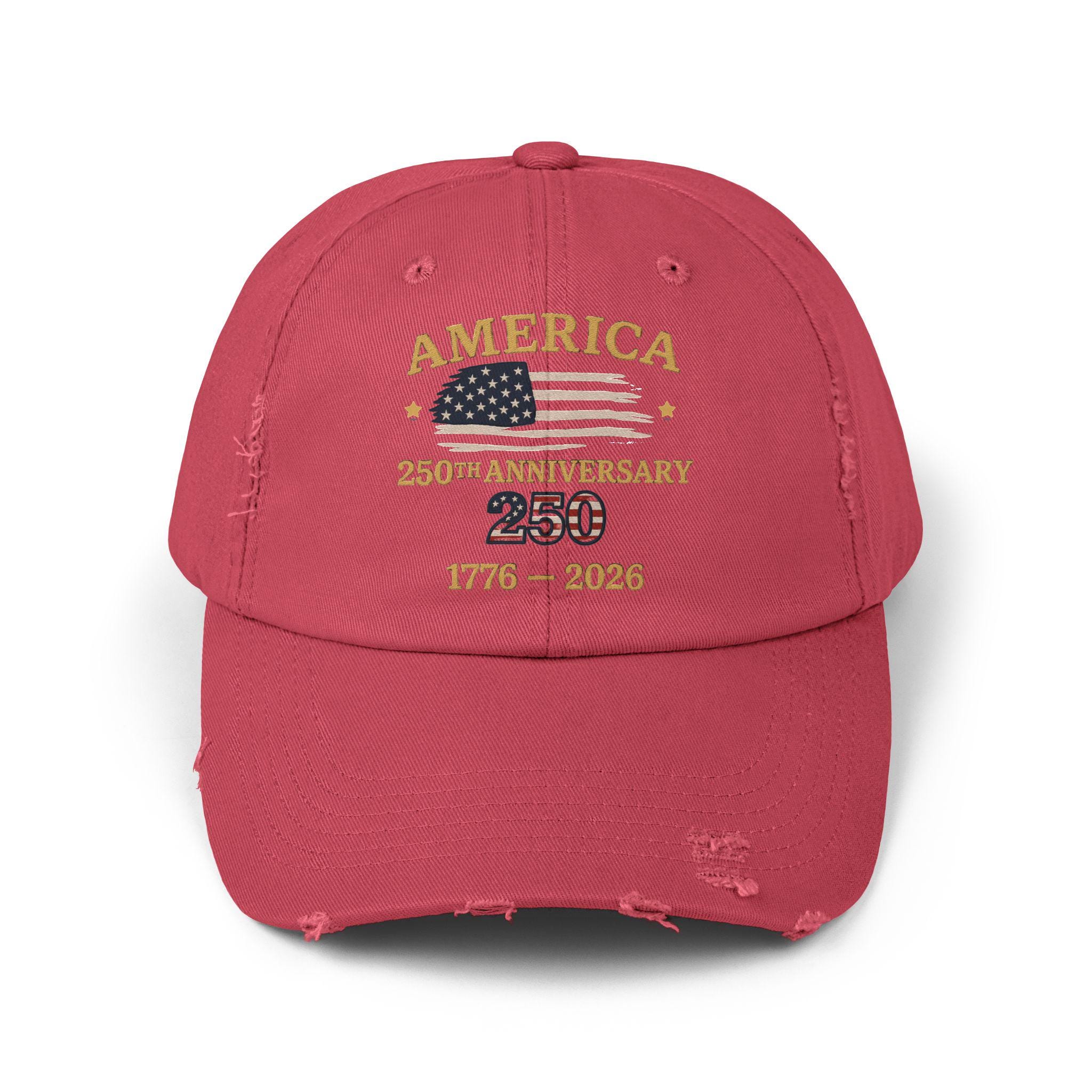 1776-2026 Snapback Hat - 250th Anniversary USA Baseball Cap, Patriotic
