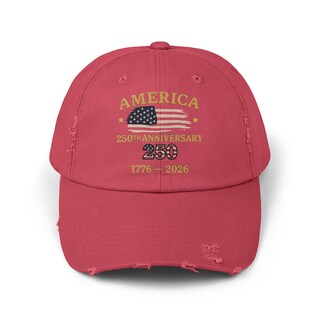 Cappellino Da Baseball Regolabile 250° Anniversario USA | Patriot 1776-2026