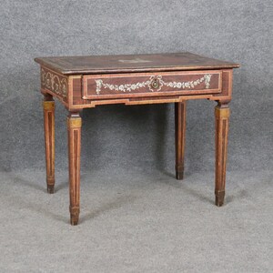 Antique 18th Century Italian Paint Decorated Writing Desk, Accent Table, Antique Furniture, Vintage Desk, Furniture, Retro, DPLuxuries