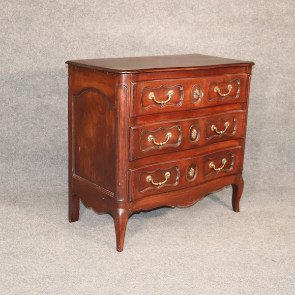 Louis XV Style Country French Commode, Chest of Drawers, Server, Cabinet, Dresser