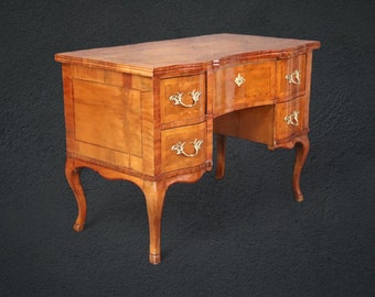 Inlaid Antique Continental Louis XV Style Walnut Writing Desk, Antique Furniture, French Furniture, Office Desk, Antiques, Bedroom Furniture