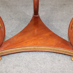 Light Mahogany Louis XV Style Gilt Center Table In The Manner of Maitland Smith, Antiques, MCM Furniture, Mid Century Modern, Home Decor zdjęcie 9
