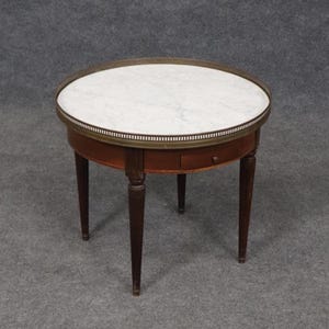 Louis XVI Style Marble Top End Table, Side Table, Accent Table, Vintage End Table, Antique End table, Vintage Furniture, Furniture, Retro
