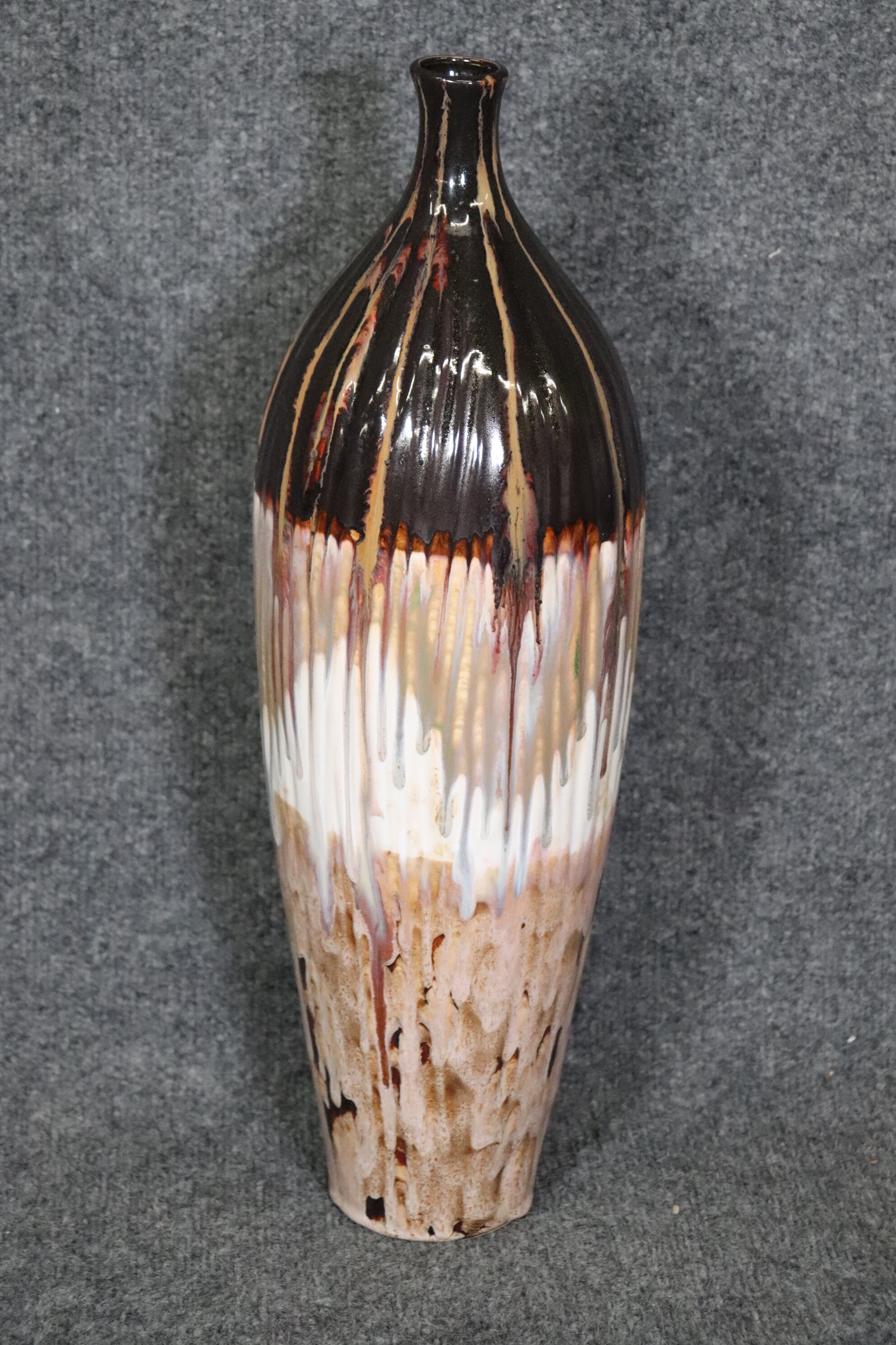 Vintage Mid Century Modern Pottery Art Vase, Vintage Decor, MCM