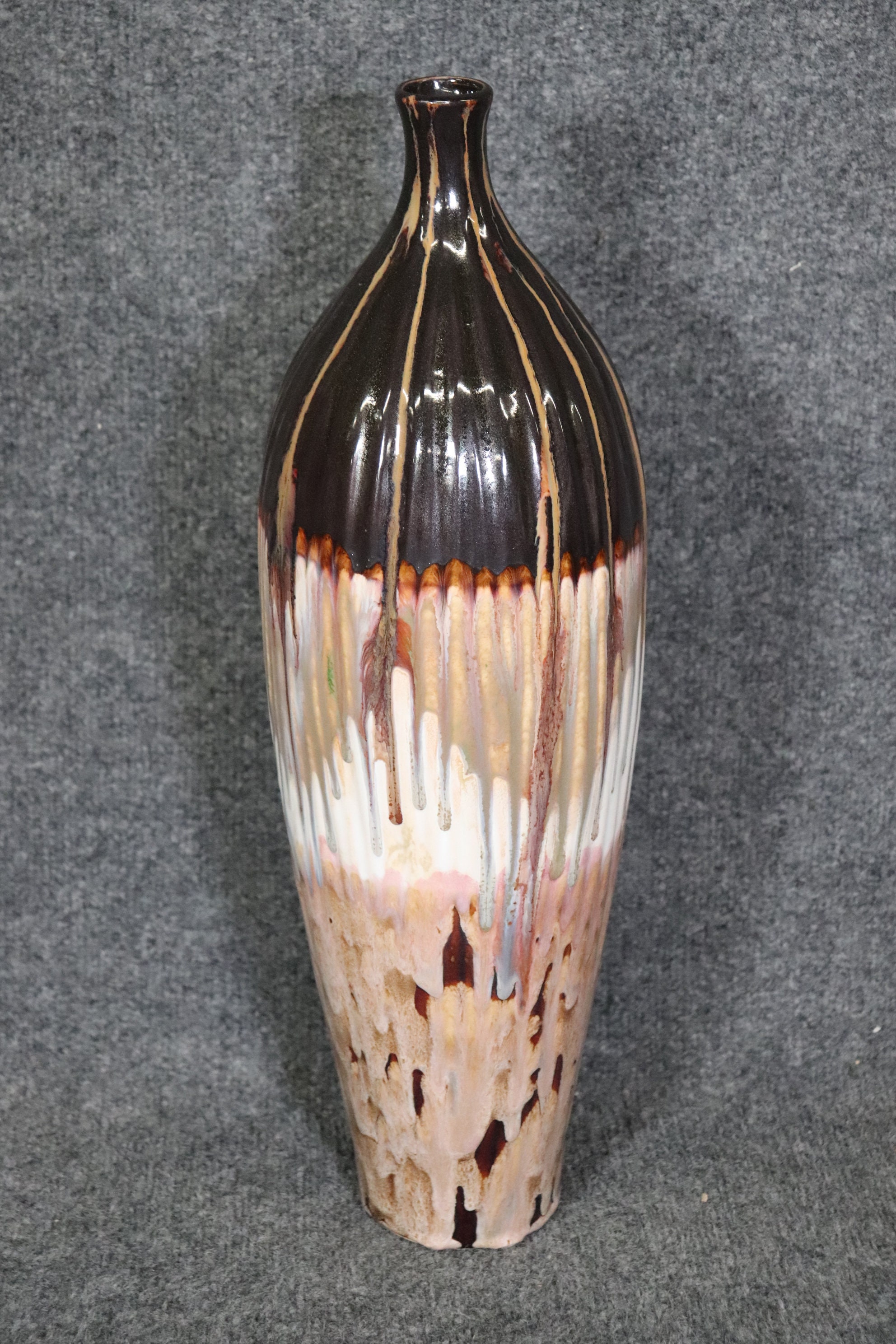 Vintage Mid Century Modern Pottery Art Vase, Vintage Decor, MCM