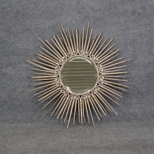 Vintage Gold Wall Hanging Mirror Trio Collection Mid Century -  Portugal