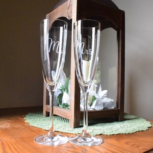 Mrs. und Mr. Personalisierbare Sektflöten