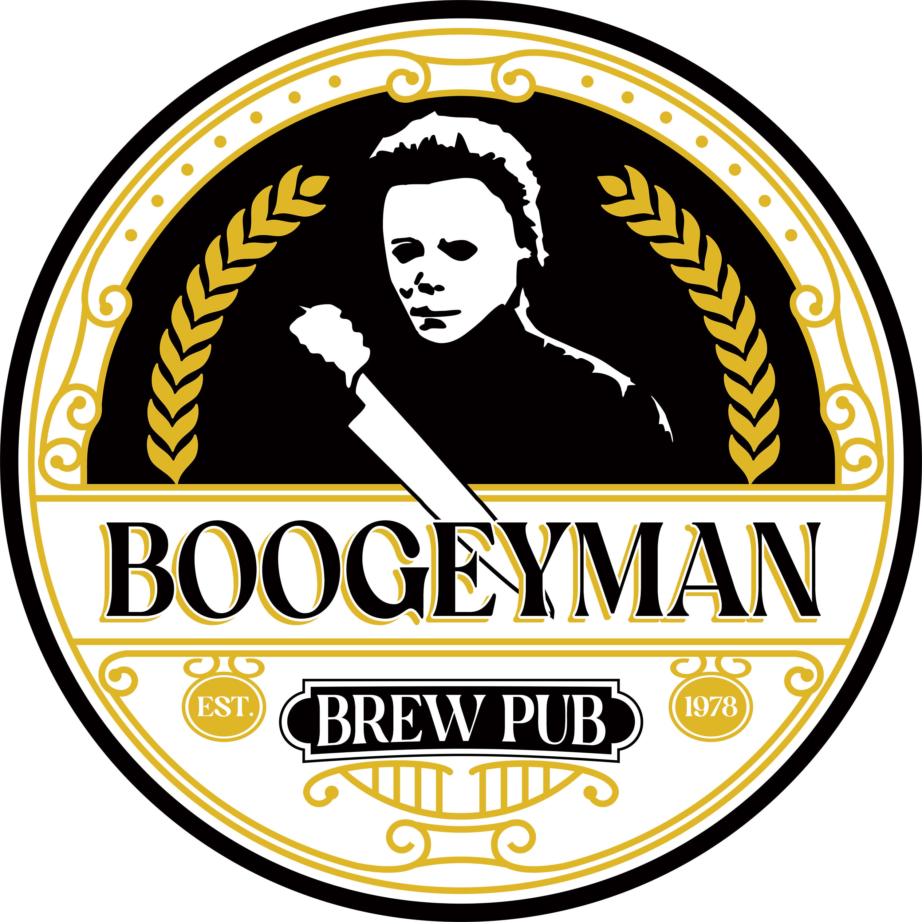 Boogeyman Halloween Brew Pub, PNG, Digital Download - Etsy