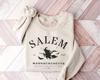 Salem Sweatshirt, Witch Sweatshirt, Fall Shirt, Fall Crewneck, Hocus Sweater, Salem Girls Trip, Halloween Sweat, Witchy Clothing