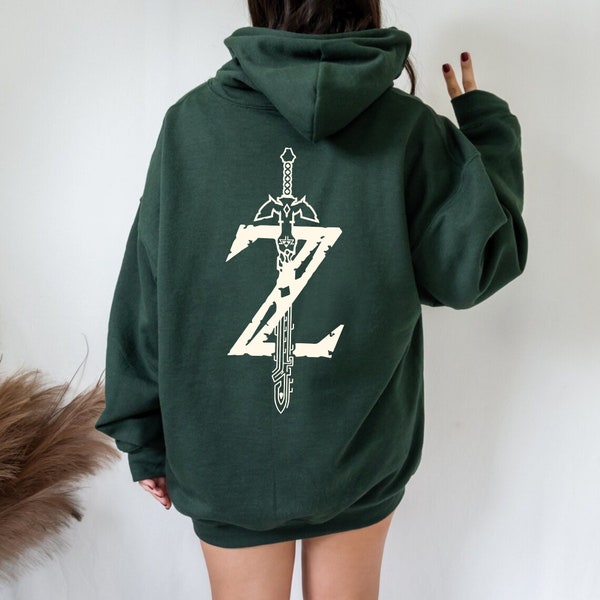 Tears Of The Kingdom Hoodie, Zelda Shirt, Korok Sweatshirt, Zelda Gift, Various Colors, Hylian Hoodie, Lineart Korok Shirt, Game Shirt