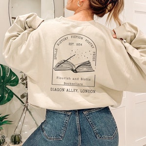 Wizard Wand Shop, Book Bestsellers Sweatshirt, Wizard Shirt, Harry Hoodie, Universal Trip Sweater, Wizard Sweatshirt, Book Nerd Sweater