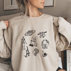 Women in Science Sweatshirt, Science Teacher Gift, Shirt for Girl Scientist, Science Teacher Sweatshirt, Physics Sweater, Chemistry Sweater