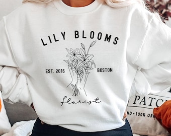 It Ends With Us Sweatshirt, Lily Bloom Sweatshirt, Lily Booms Floral Shop, Booktok, Book Bookish Merch, Bookstagram, Book Sweatshirt