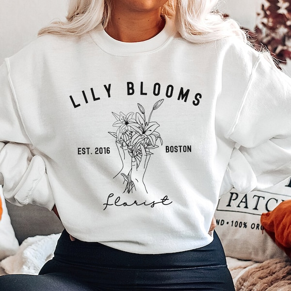 Het eindigt met ons Sweatshirt, Lily Bloom Sweatshirt, Lily Booms Floral Shop, Booktok, Book Bookish Merch, Bookstagram, Book Sweatshirt