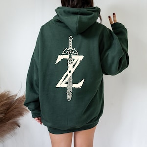 Tears of the Kingdom Hoodie Zelda Shirt Korok Sweatshirt Zelda Gift Various Colors Hylian Hoodie Lineart Korok Shirt Game Shirt Etsy