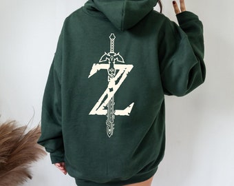 Tears Of The Kingdom Hoodie, Zelda Shirt, Korok Sweatshirt, Zelda Gift, Various Colors, Hylian Hoodie, Lineart Korok Shirt, Game Shirt