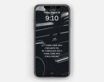 Ästhetische Motivation iPhone Wallpaper | iPhone Bildschirmschoner iPhone Sperrbildschirm | Sofort Download
