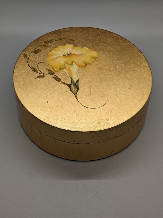 Trinket Box Otagiri Japan Vintage Lacquerware - image 1