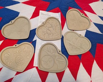 Pampered Chef Cookie molds set of 6