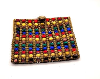 Vintage Multi Color clutch