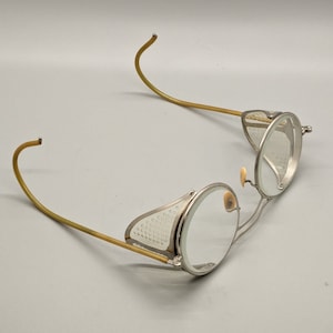 Industrial Safety Glasses Steam Punk Biker Goggles  CA. 1930 by Willson