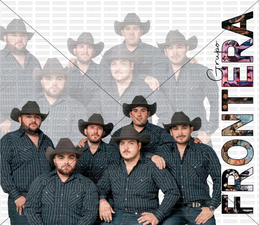 Grupo Frontera Wrap PNG SOLAMENTE Etsy España