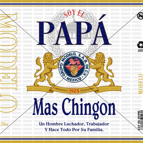 Soy El Papa Mas Chingon Modelo Wrap PNG ONLY