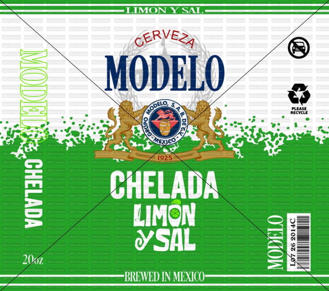 Modelo Chelada Limon Y Sal PNG ONLY - Etsy