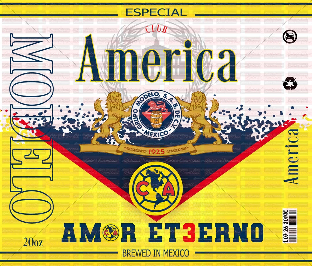 Club America Amor Eterno Modelo Wrap PNG SOLAMENTE - Etsy México
