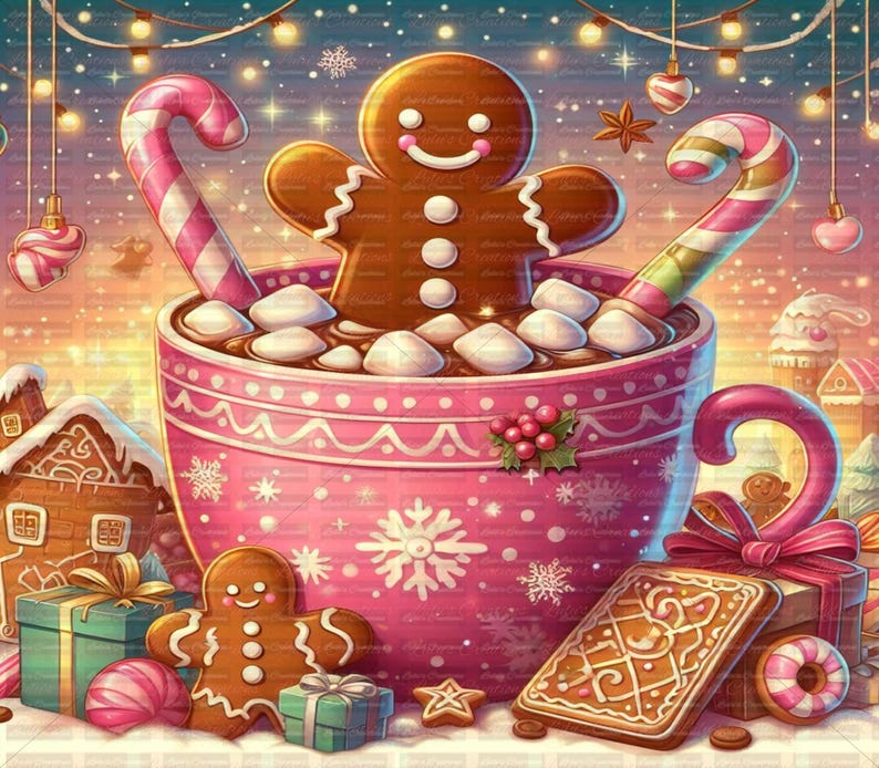 Gingerbread Man Wrap - Etsy