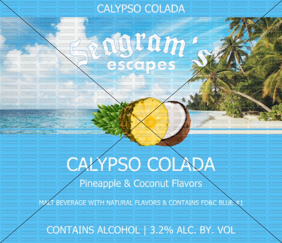 Calypso Colada Wrap PNG ONLY Etsy