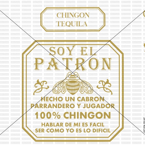 Soy El Patron Wrap PNG ONLY/White backgroung/not transparent