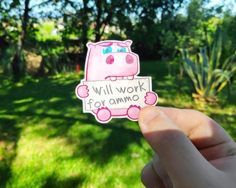 Work For Ammo CSGO CS Counter Strike CS2 Sticker