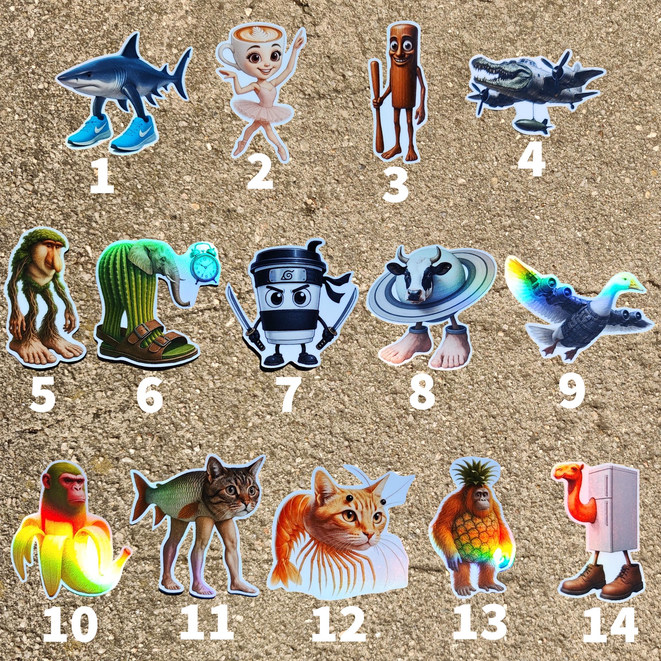 イタリアン・ブレインロット・ホロステッカー | 複数のオプション