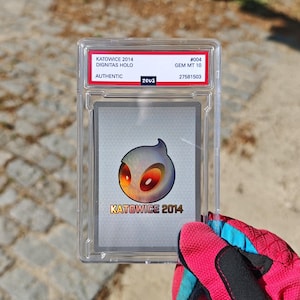 Team Dignitas Holo Katowice 2014 beoordelingskaart 'PSA'-stijl | Aangepaste illustratiekaart | Cadeau voor hem/haar | Kaartplaat in PSA-stijl