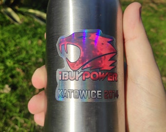 Transparent iBUYPOWER Holo Katowice 2014 CSGO CS Counter Strike CS2 Sticker (Holo Effect)
