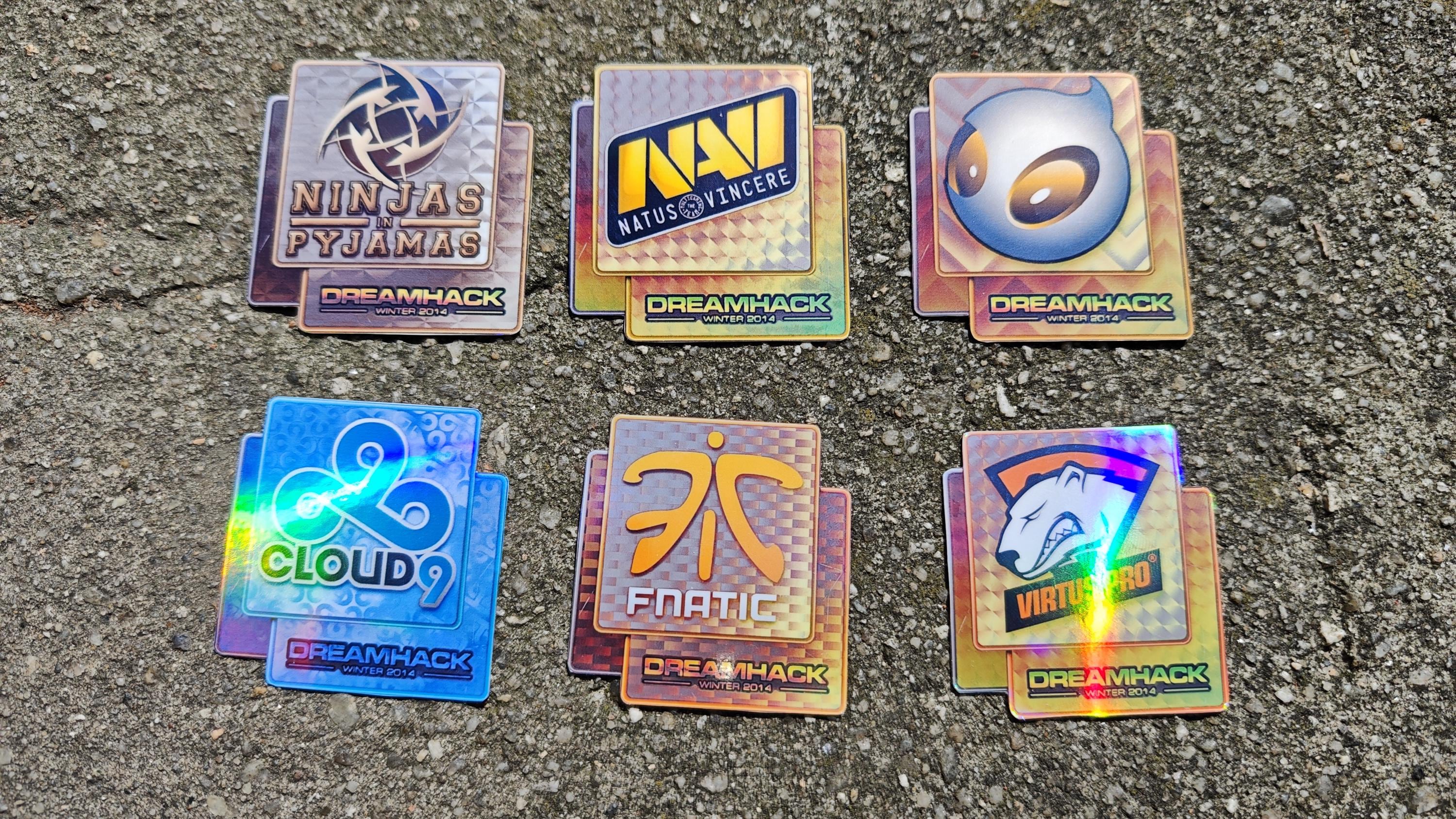 Sticker Dreamhack Dreamhack 2014 Holo Sticker Set CSGO CS Counter Strike CS2 - Etsy