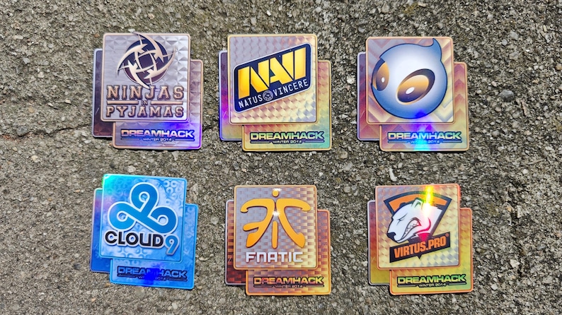 Sticker Dreamhack Dreamhack 2014 Holo Sticker Set CSGO CS Counter Strike CS2 - Etsy