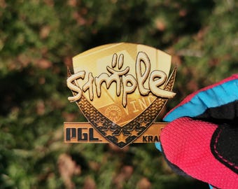 s1mple Gold Krakow 2017 CSGO CS Counter Strike CS2 Sticker