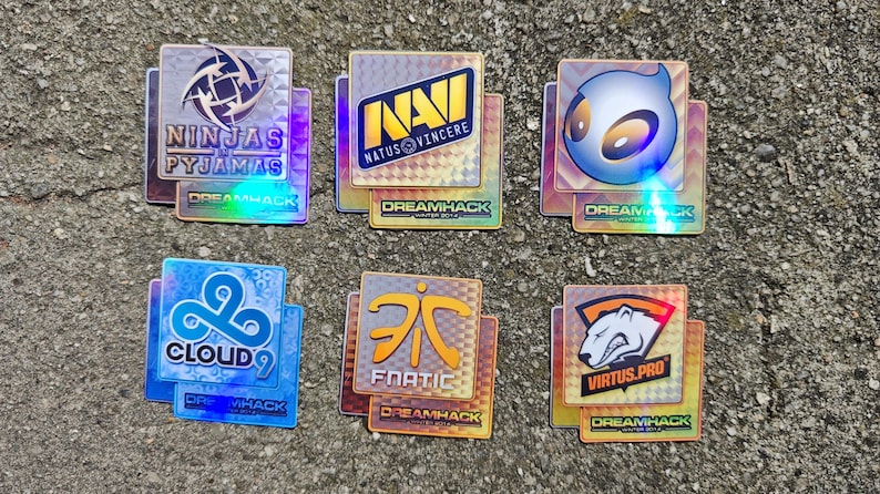 Sticker Dreamhack Dreamhack 2014 Holo Sticker Set CSGO CS Counter Strike CS2 - Etsy