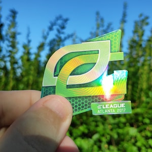 OpTic Gaming Holo Atlanta 2017 CSGO CS Counter Strike CS2 Sticker (Holo Effect)