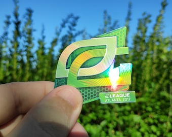OpTic Gaming Holo Atlanta 2017 CSGO CS Counter Strike CS2 Sticker (Holo Effect)