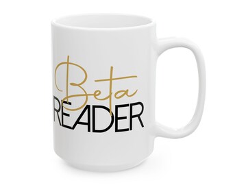 Beta Reader Ceramic Mug, Fanfiction Gift
