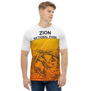 ZION NATIONAL PARK, Utah, Designer Unisex Graphic t-shirt