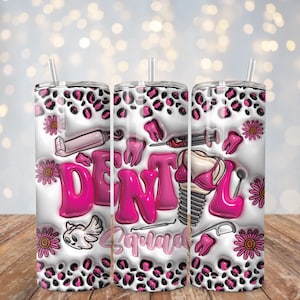 Dental Squad Tumbler, Dentist Gift Tumbler, Dental Assistant Tumbler, Dental Nurse Gift, Dental Appreciation Gift, 20oz Skinny Tumbler