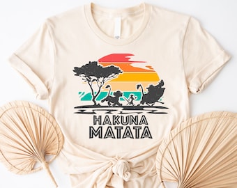 Hakuna Matata Lion King Shirt, Safari Trip Animal Kingdom Shirts, Simba and Nala Shirt, Disney Trip T-Shirt, Disney Safari Tee, Disney Wild