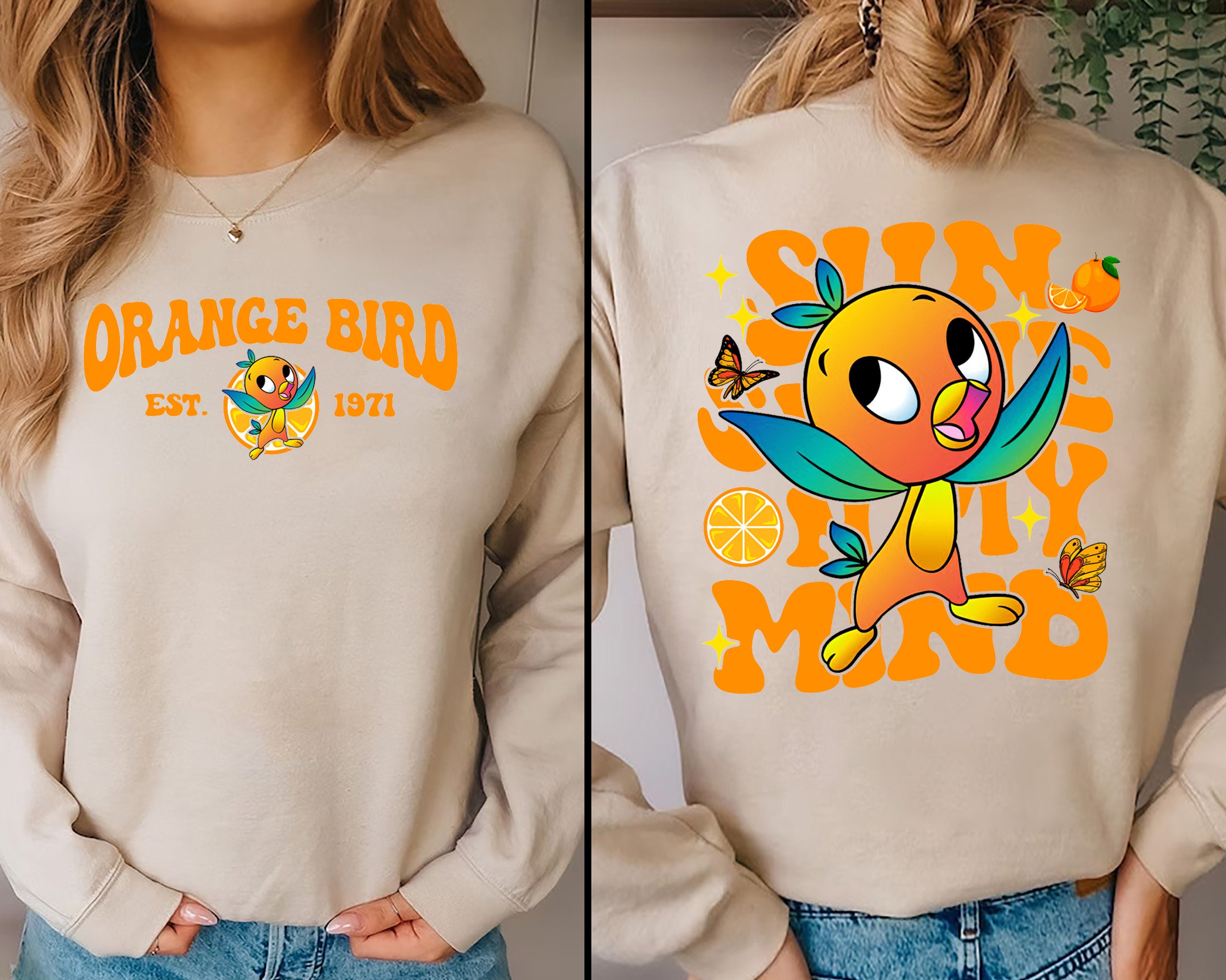 Disney Orange Bird Shirt, Disney Bird T-Shirt, Beach T-Shirt, Summer Vacation Shirt, Flower and Garden Festival 2024 Shirt