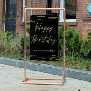 Grand présentoir d'oeuvres d'art A1, support pour plaque de bienvenue de mariage, support pour citations inspirantes sur les soins personnels, décoration de fête d'anniversaire, faire-part de baby shower